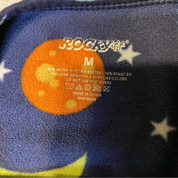 Rocky Boys Outer Space Navy Blue Pajama Set Size Medium 8 Slim Fit - Picture 2 of 10